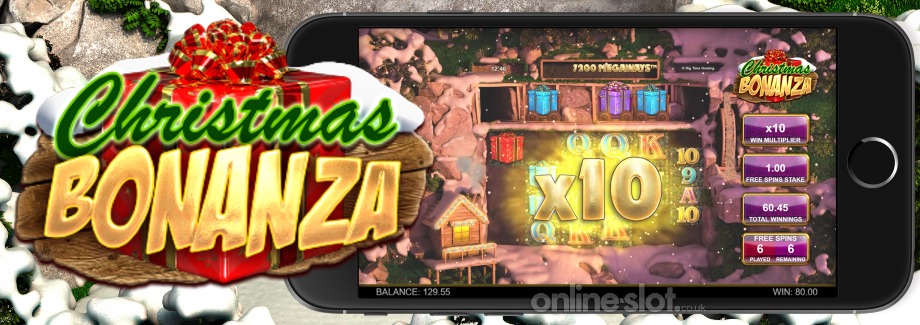christmas bonanza megaways mobile slot