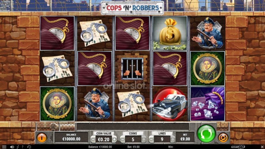 cops n robbers slot base game