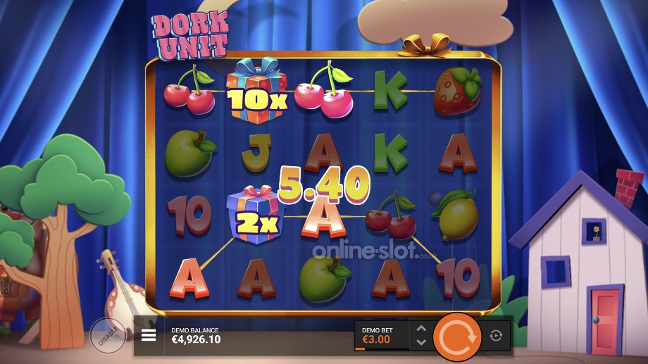 dork unit slot gift boxes feature