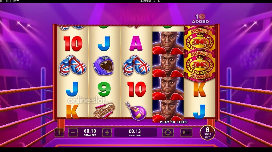 frank bruno sporting legends slot free games feature