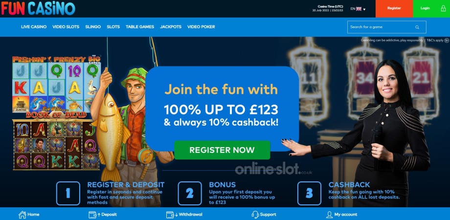 fun casino welcome bonus
