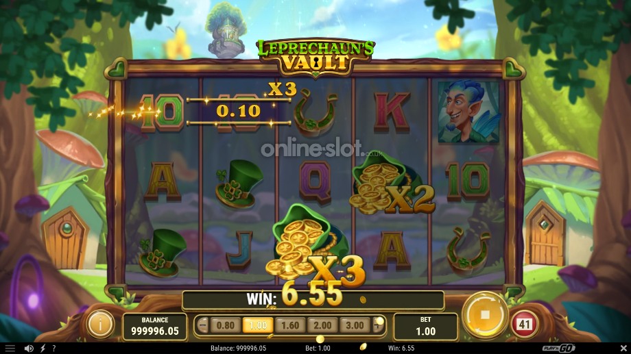 leprechauns vault slot multiplier wild feature
