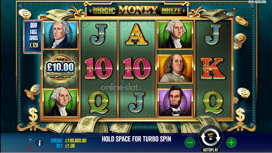 magic money maze slot base game