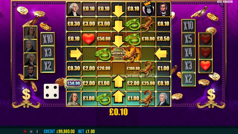magic money maze slot magic money maze board bonus feature