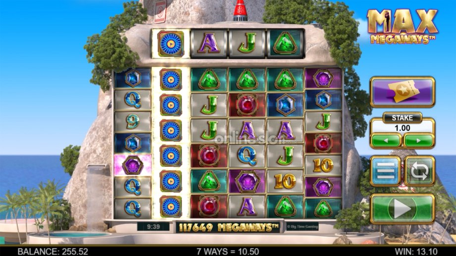max megaways slot vertical wild feature