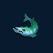 mega don slot green and blue fish symbol