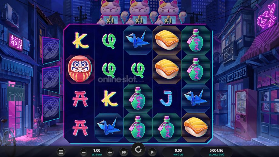 neko night dream drop slot base game