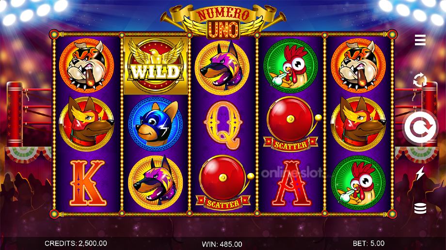 numero uno slot base game