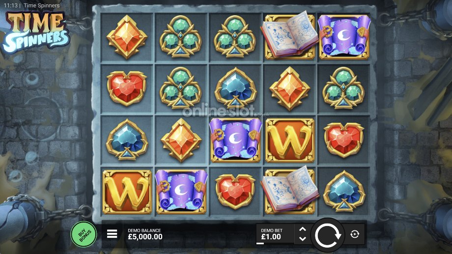 time spinners slot base game