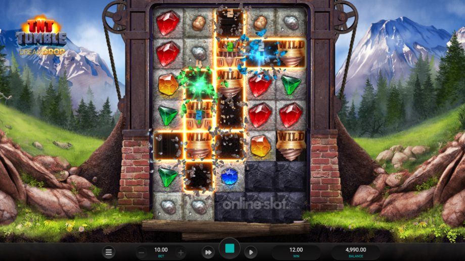 tnt tumble dream drop slot base game