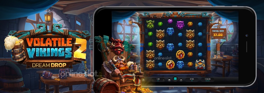 volatile vikings 2 dream drop mobile slot