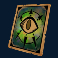 voodoo hex slot eye tarot card symbol