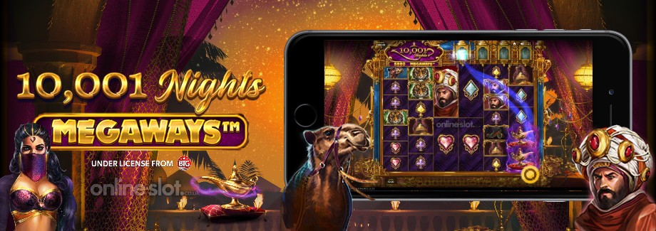 10001 nights megaways mobile slot