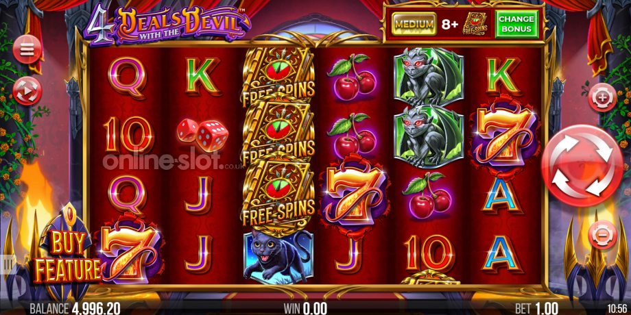 4 deals with the devil slot base game