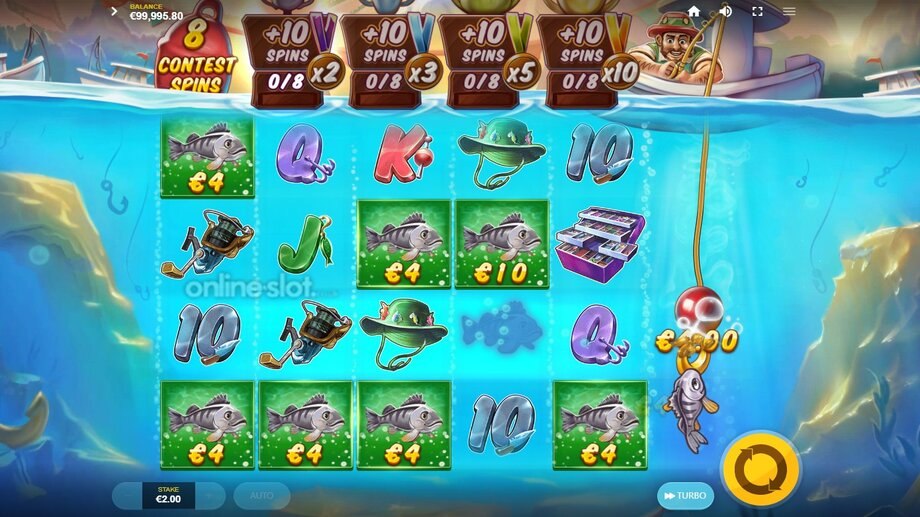 bass boss slot free spins feature