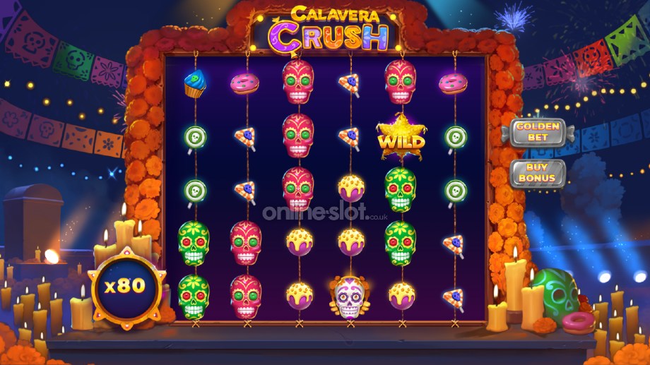 calavera crush slot free spins feature