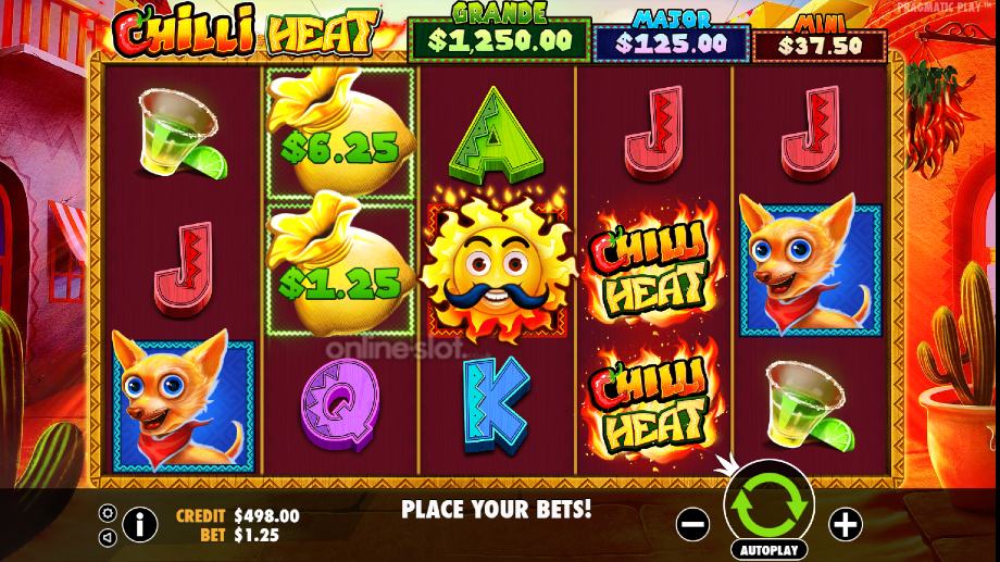 chilli heat slot base game
