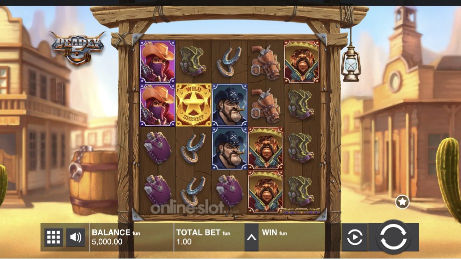 deadly 5 slot base game