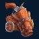 deadly 5 slot pistol in holster symbol