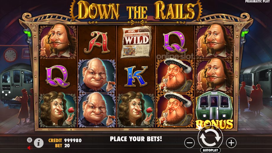 down the rails slot base game