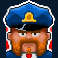 hellcatraz slot policeman symbol