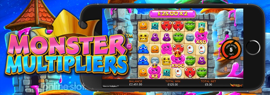 monster multipliers mobile slot