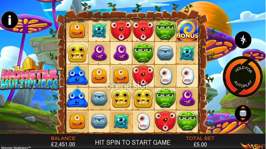 monster multipliers slot base game