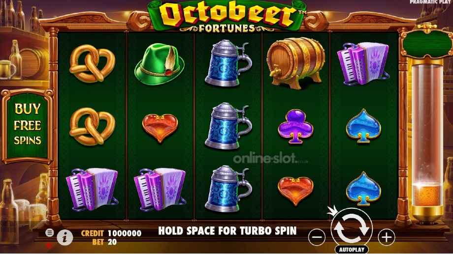 octobeer fortunes slot base game