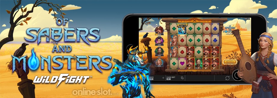 of sabers and monsters mobile slot