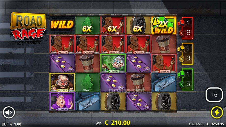 road rage slot city mayhem feature