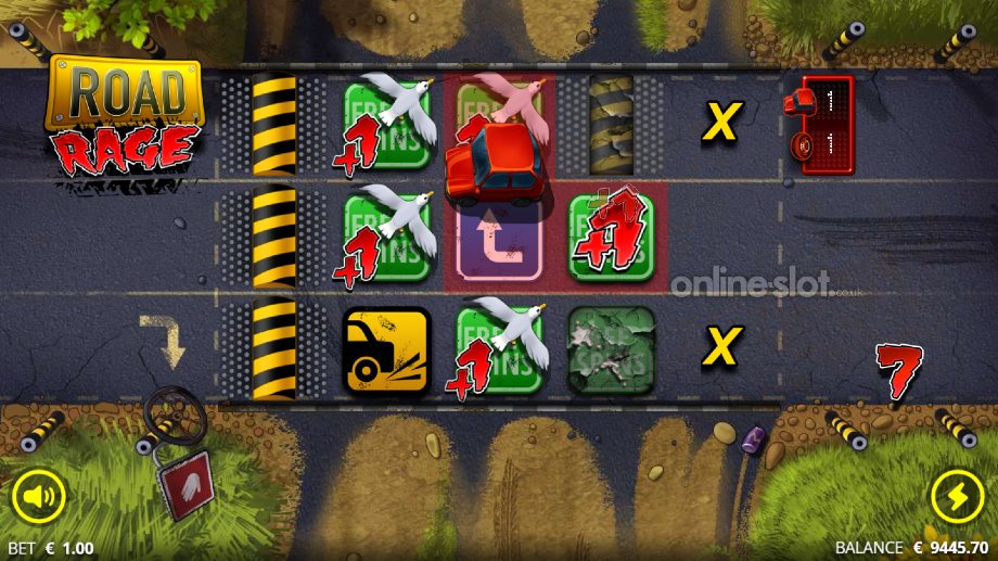 road rage slot rage bluff feature