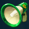 spinions game day slot megaphone symbol
