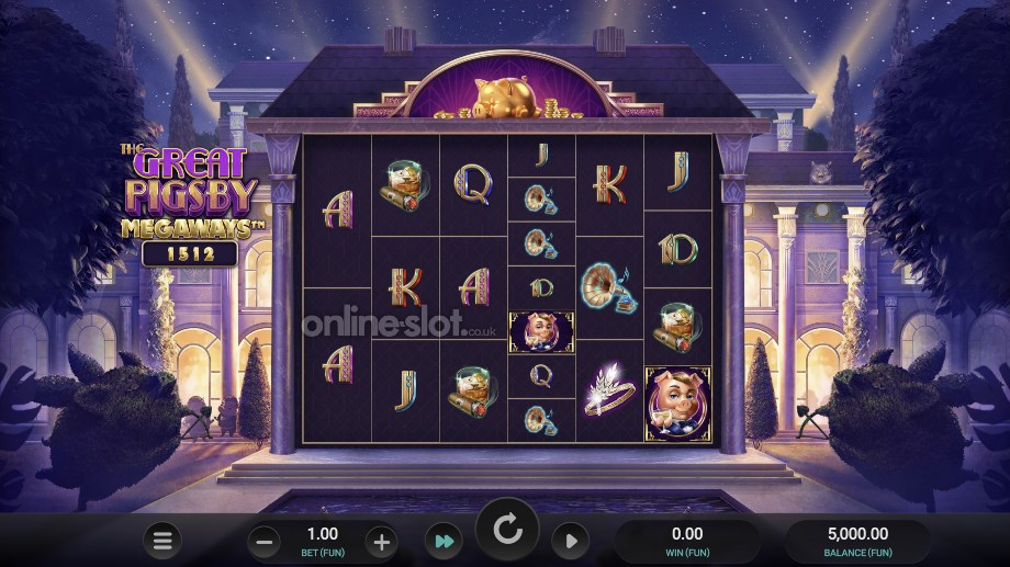 the great pigsby megaways slot base game