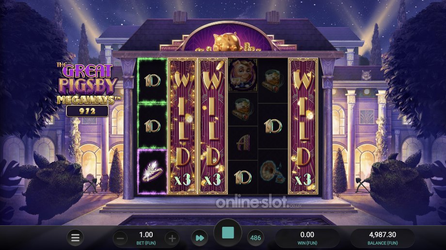 the great pigsby megaways slot wild respin feature