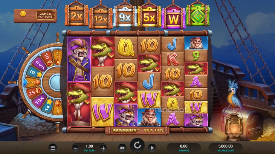 wild buccaneers megaways slot free spins feature