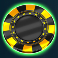 7 gold gigablox slot casino chip symbol