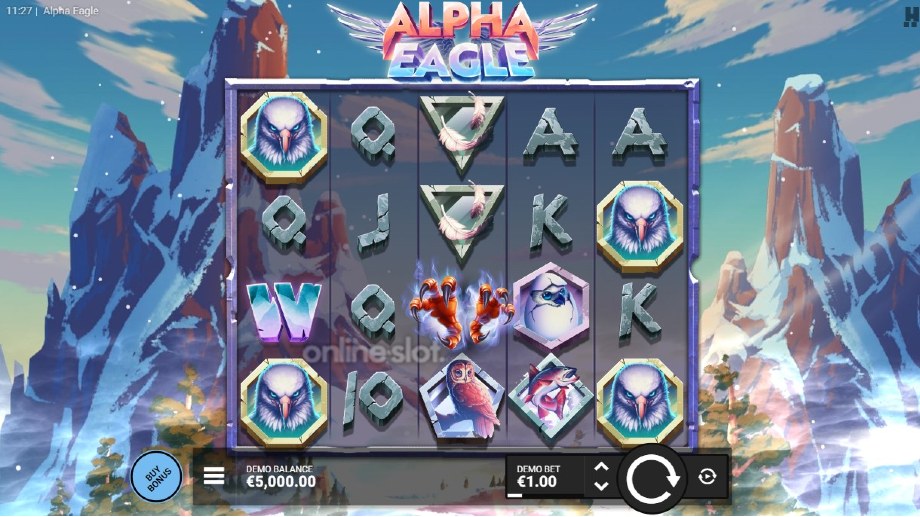 alpha eagle slot base game
