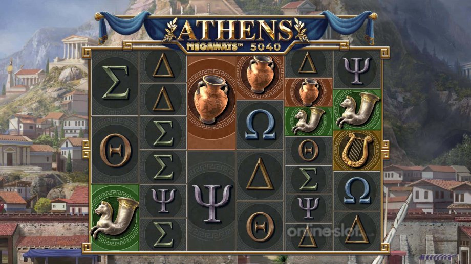 athens megaways slot base game