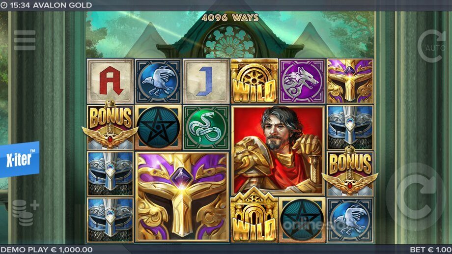 avalon gold slot base game