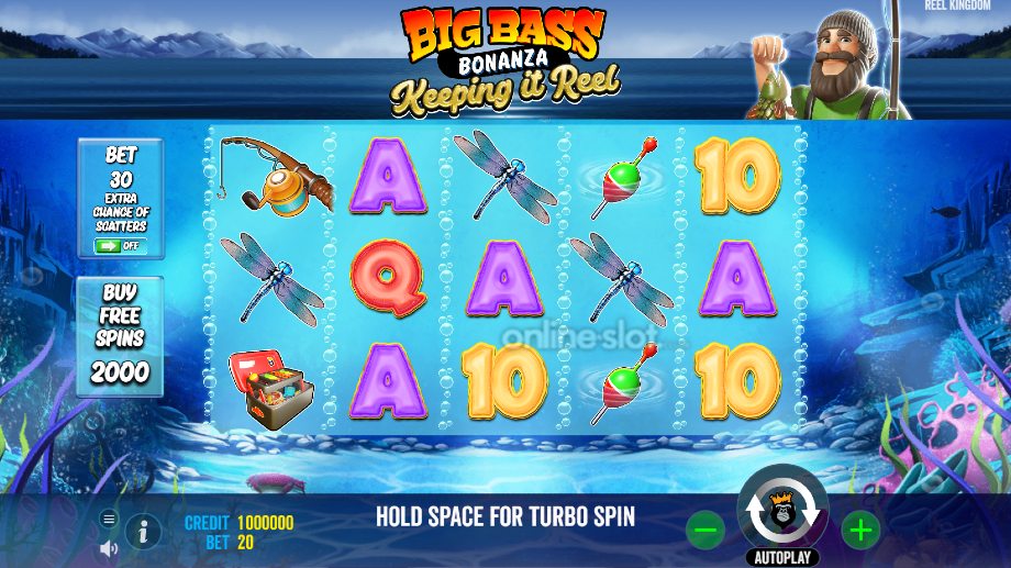big bass keeping it reel slot base game