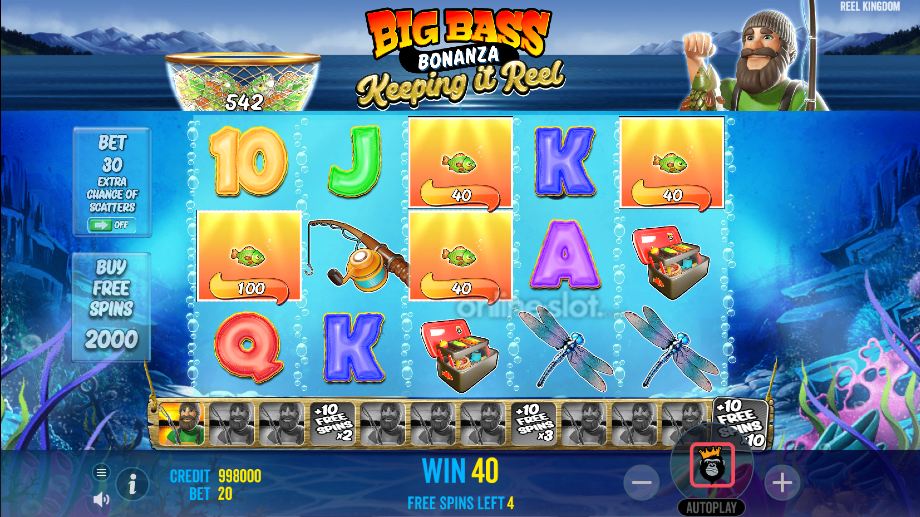 big bass keeping it reel slot free spins feature
