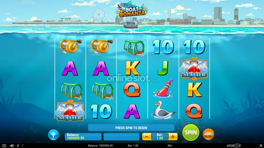 boat bonanza slot base game