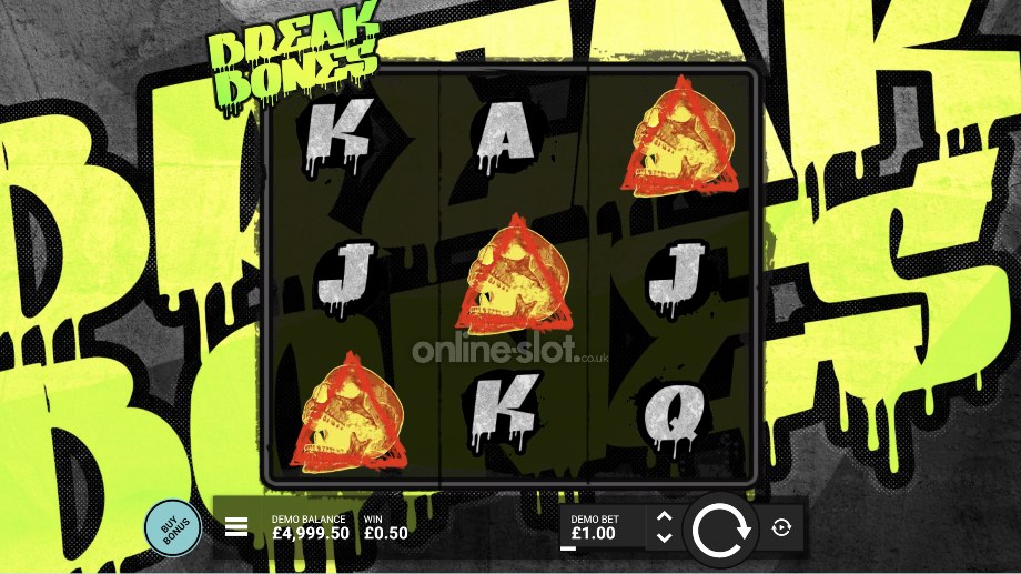 break bones slot base game