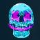 break bones slot blue skull symbol