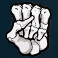 break bones slot skeleton hand scatter symbol