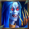champion of the underworld slot blue 4 eyed lady symbol