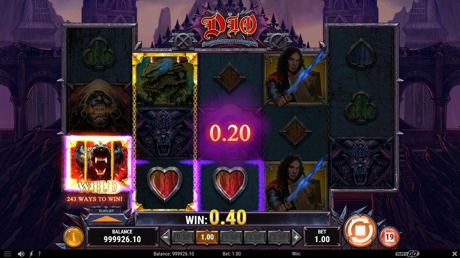 dio killing the dragon slot lock up the wolves feature