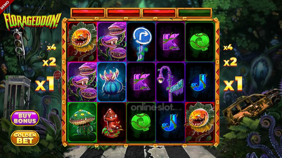 florageddon slot base game