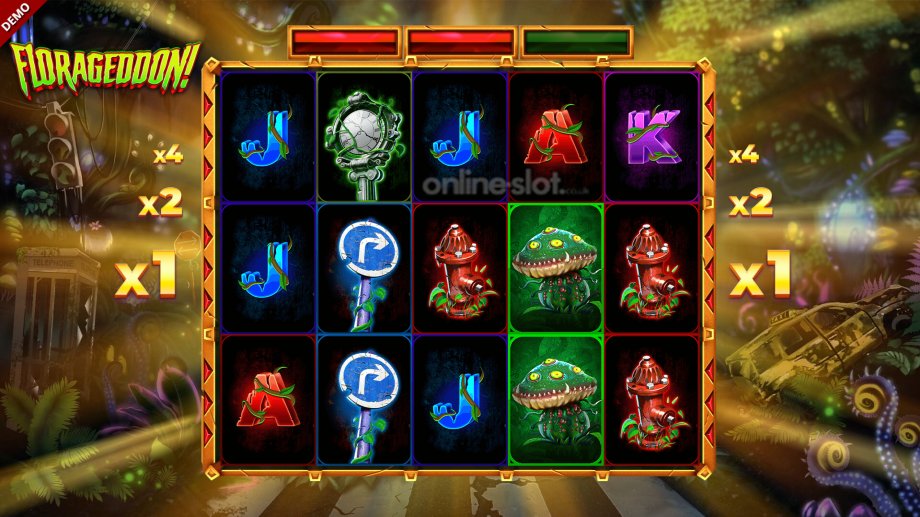 florageddon slot free spins feature