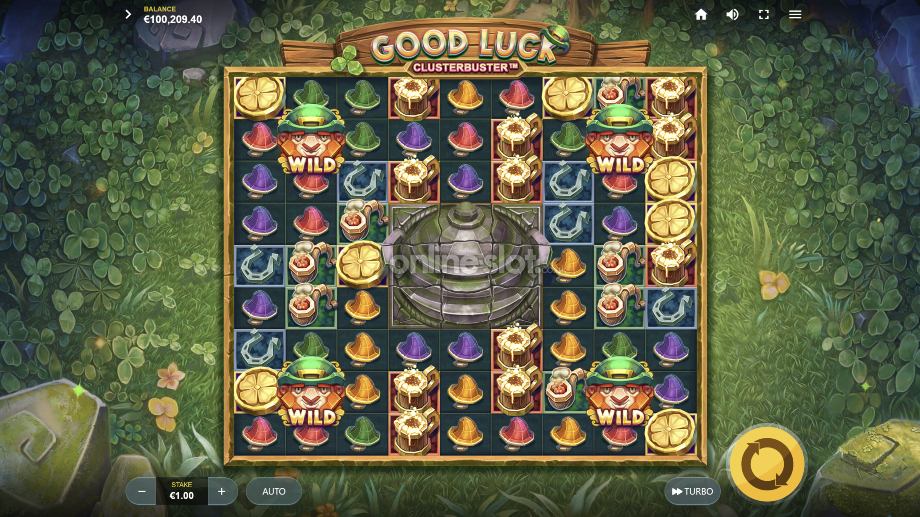 good luck clusterbuster slot base game